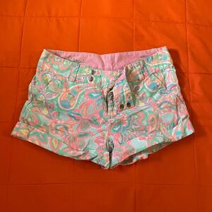 Lilly Pulitzer Shorts Womens 6 Barclay Shorts